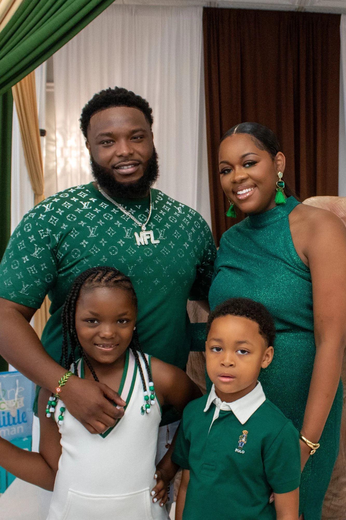 All Green Baby Shower photograph 9