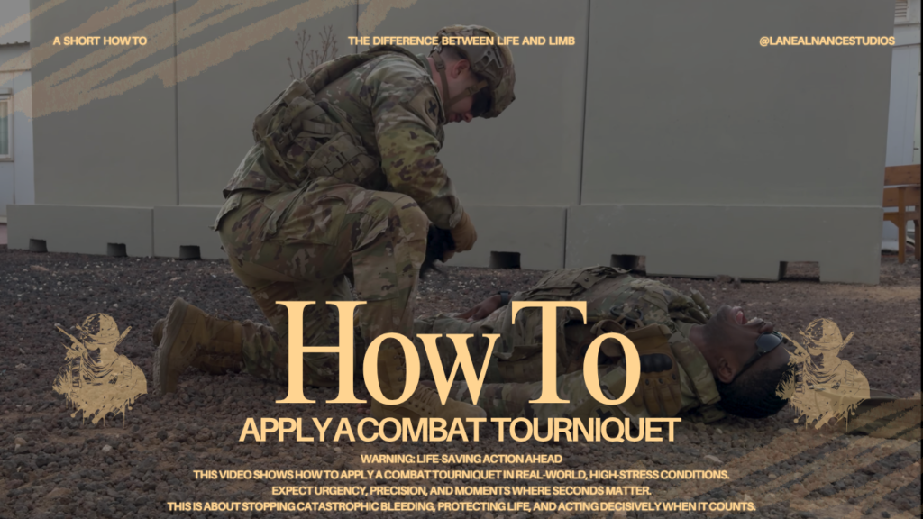 How to Apply a Combat Tourniquet
