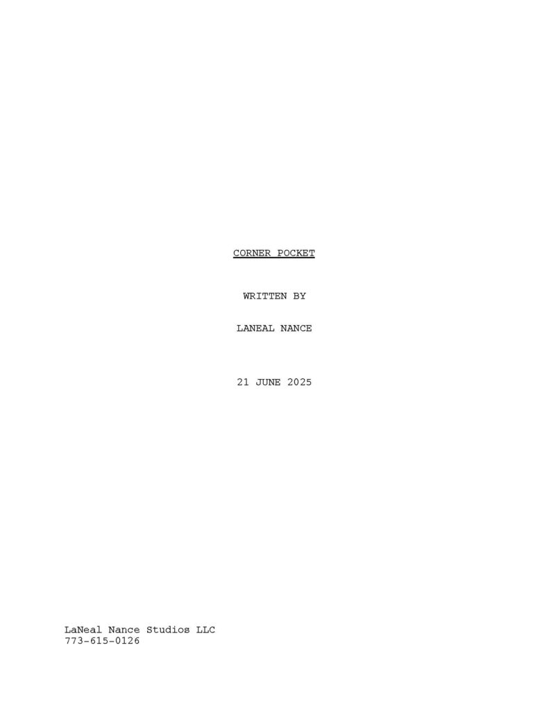 Corner Pocket script preview